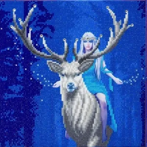 Craft Buddy Crystal Art Kit Fantasy Forest 30 x 30 cm Pre-Framed 5D Art Kit