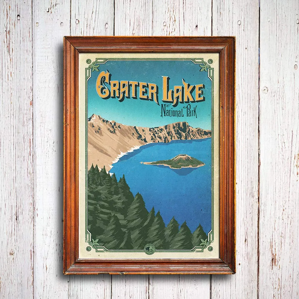 Crater Lake National Park Poster