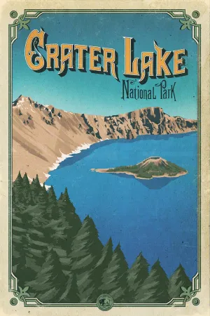 Crater Lake National Park Poster