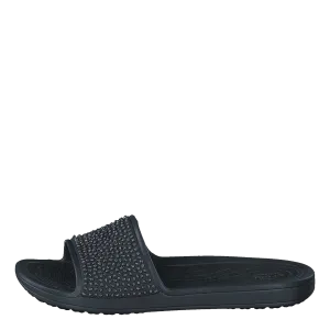Crocs Sloane Embellished Slide Black/black