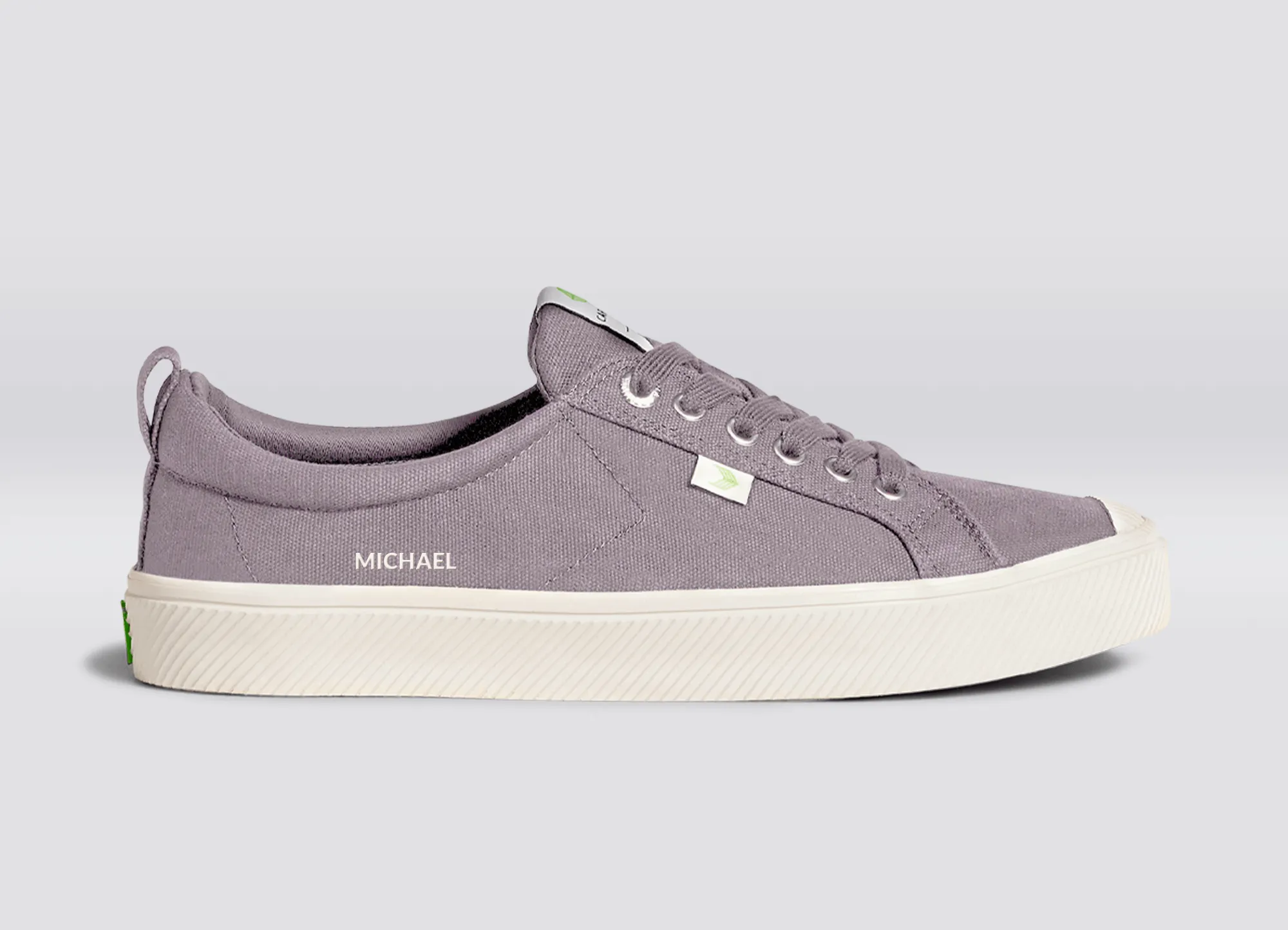 CUSTOM OCA Low Mystic Grey Canvas Sneaker Women