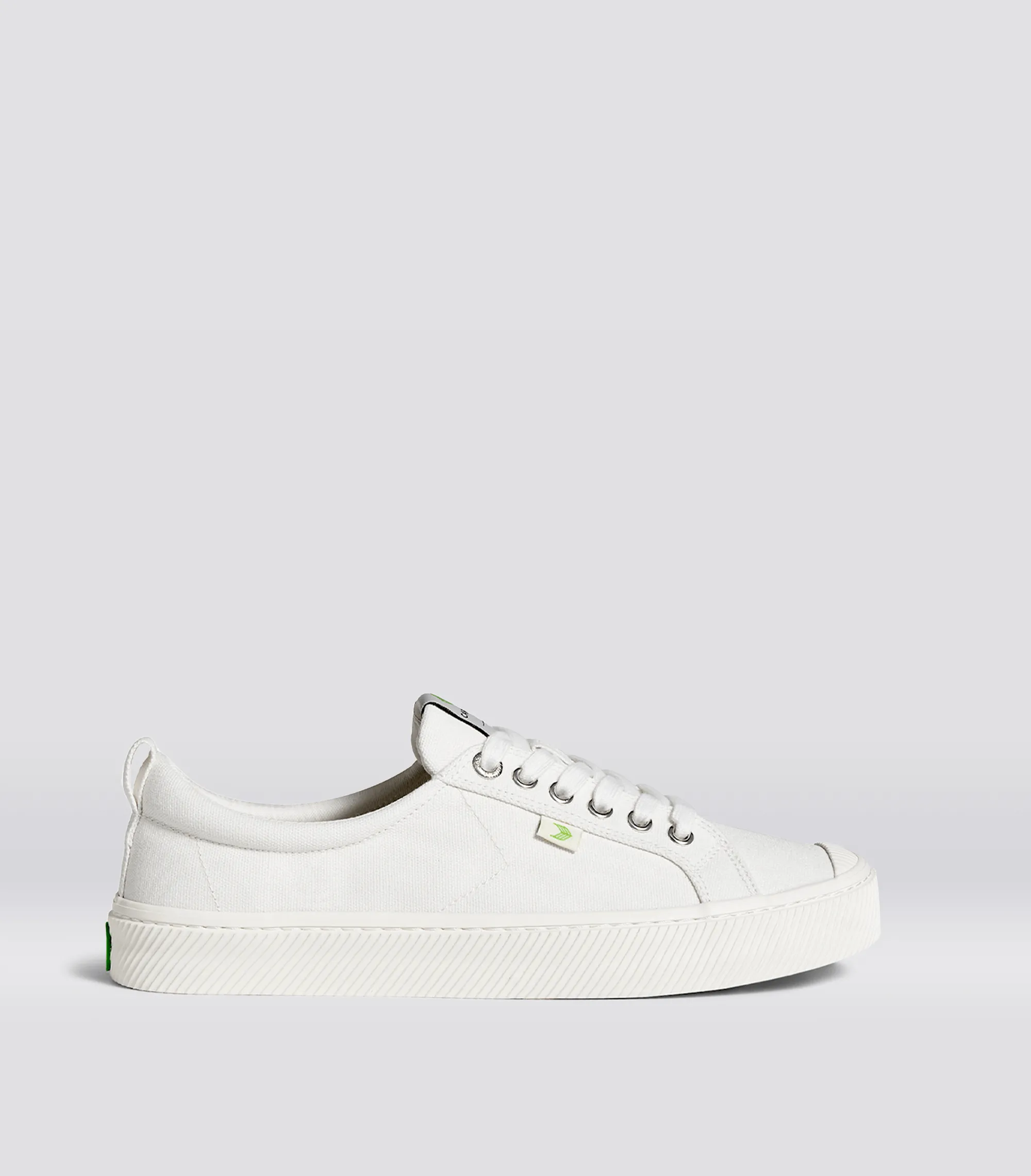 CUSTOM OCA Low Off-White Canvas Sneaker Women