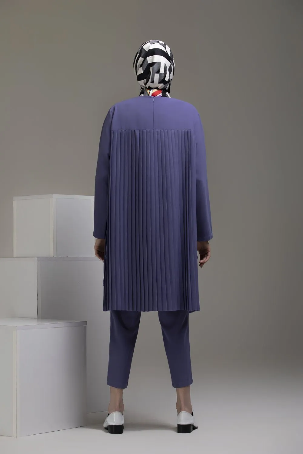 Daaria Modest Top | Indigo Purple