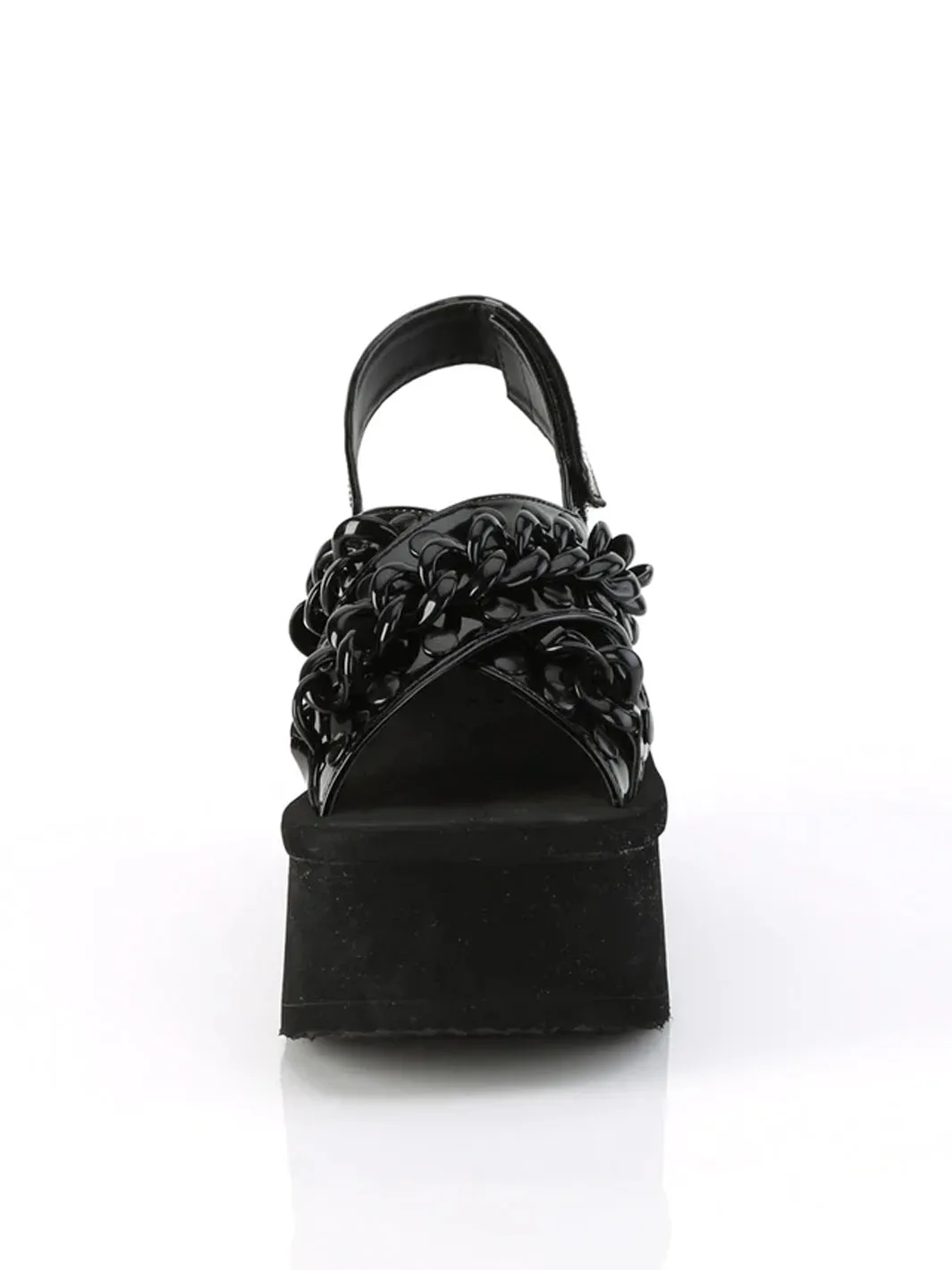 DEMONIA FUNN-12 - BLACK PATENT ✰ PRE ORDER ✰