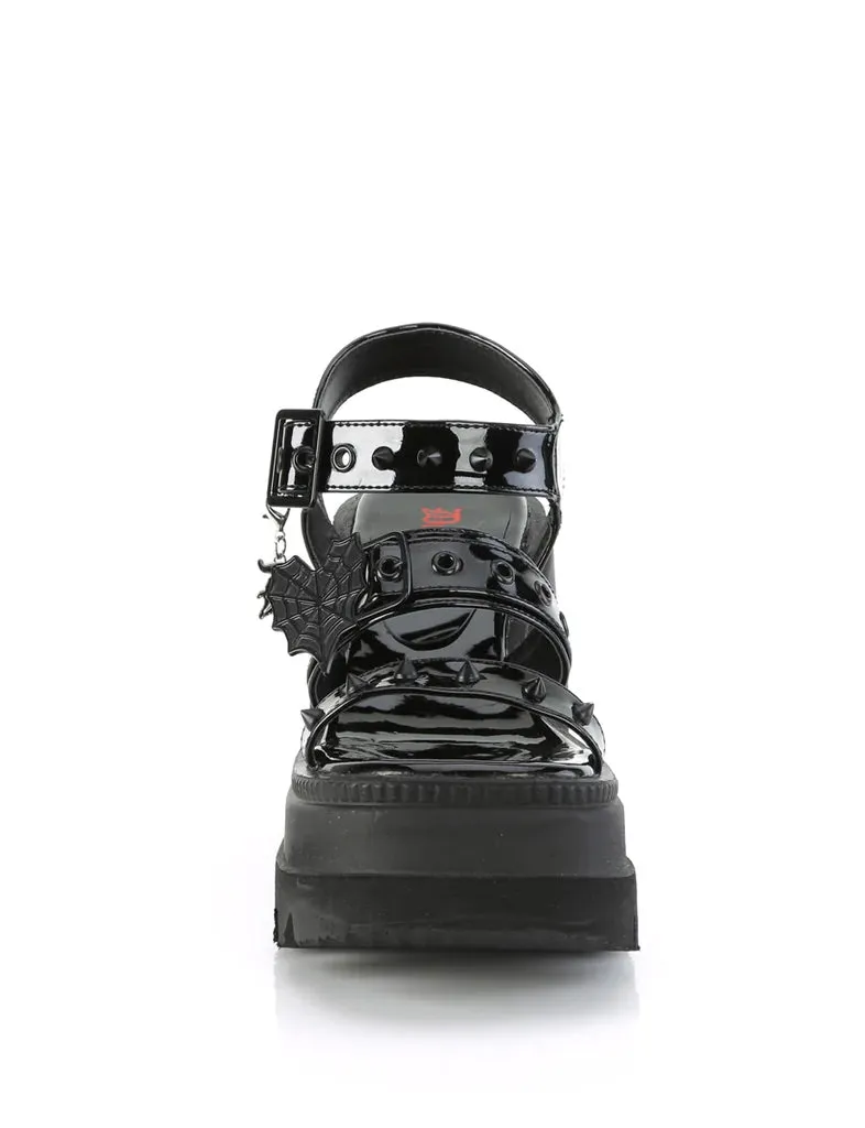 DEMONIA SHAKER-13 - BLACK PATENT ✰ PRE ORDER ✰