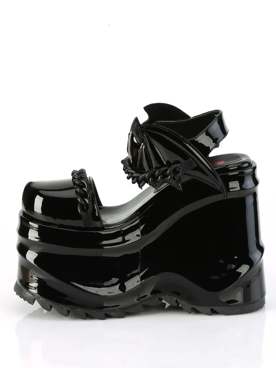 DEMONIA WAVE-20 - BLACK PATENT ✰ PRE ORDER ✰