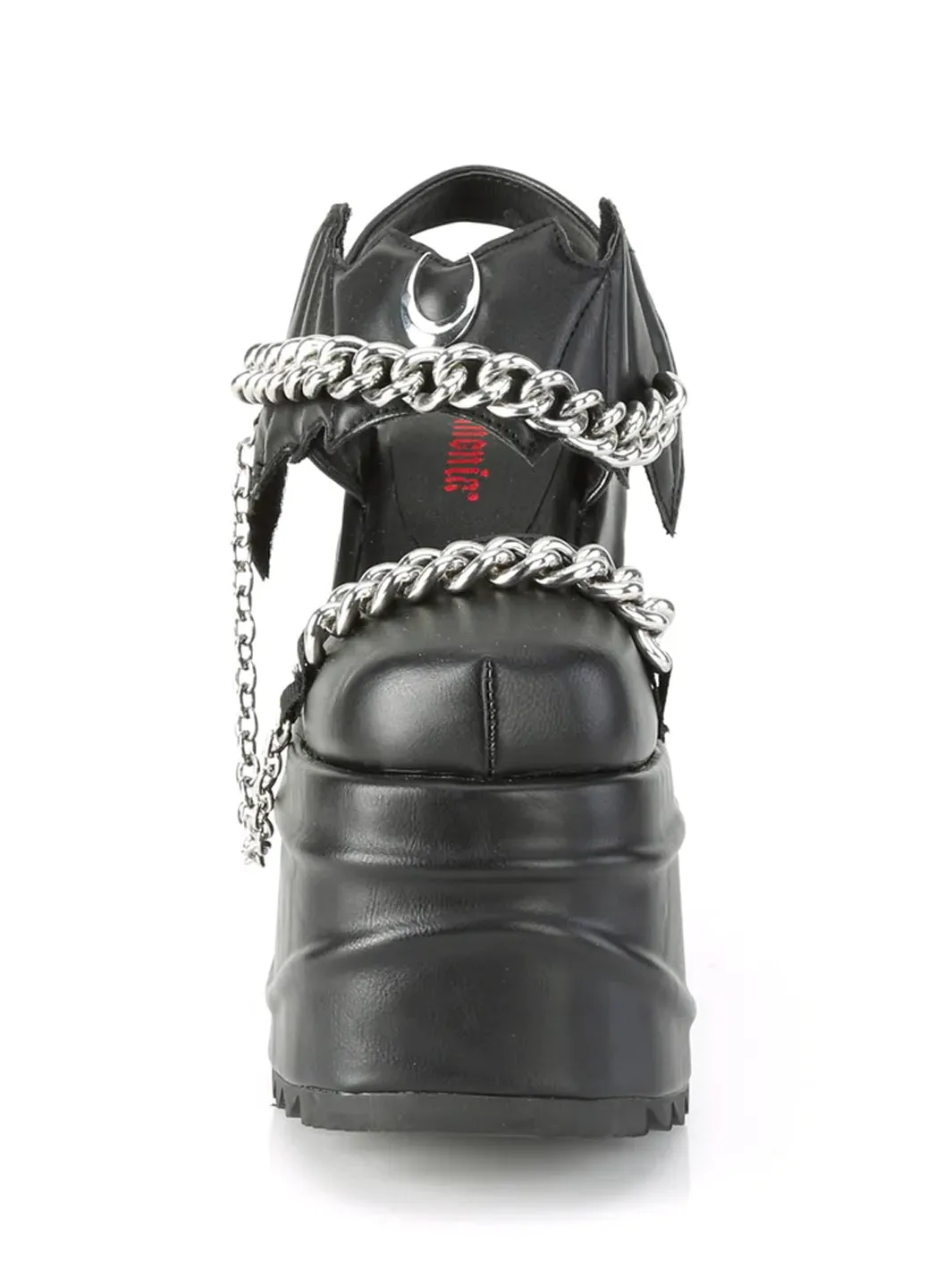DEMONIA WAVE-20 - BLACK VEGAN LEATHER ✰ PRE ORDER ✰