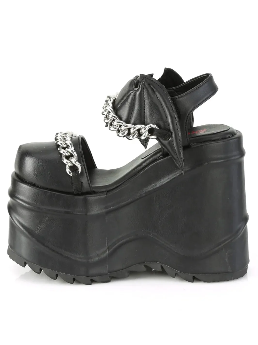 DEMONIA WAVE-20 - BLACK VEGAN LEATHER ✰ PRE ORDER ✰