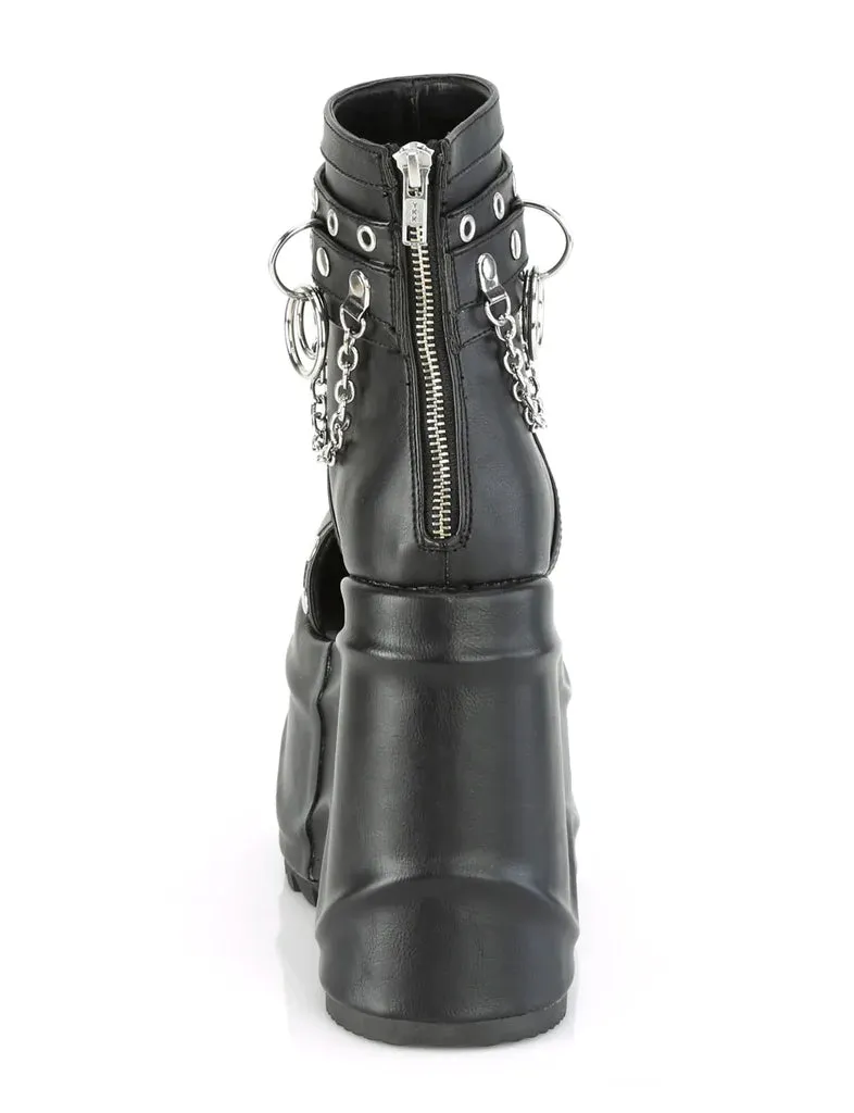 DEMONIA WAVE-22 - BLACK VEGAN LEATHER ✰ PRE ORDER ✰