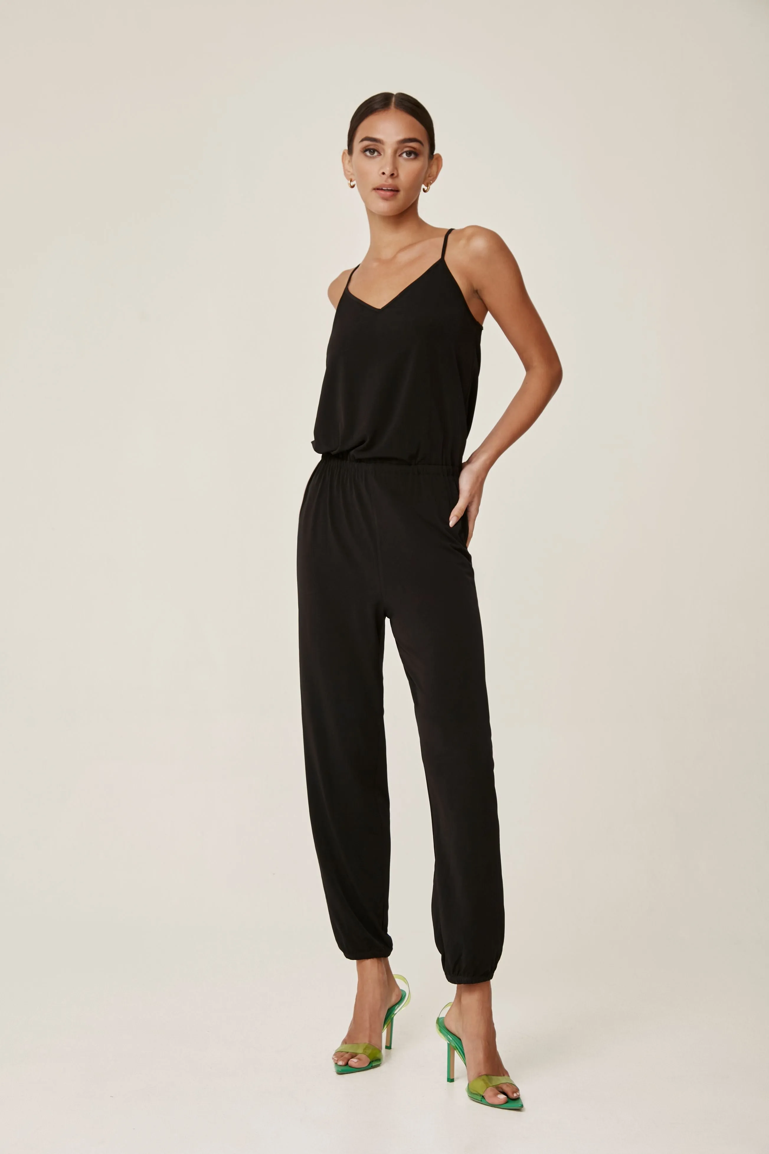 Drawstring Back Jumpsuit