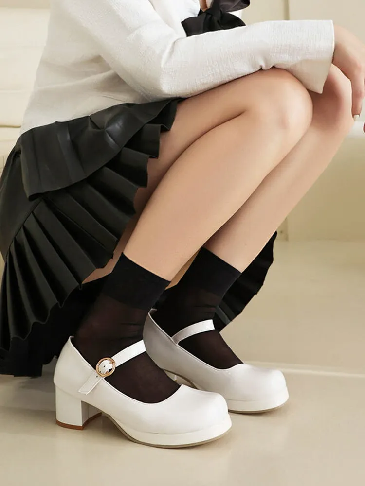 Dreamy Mary Jane Platform Shoes