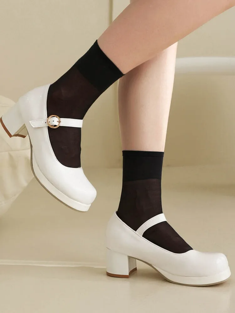 Dreamy Mary Jane Platform Shoes