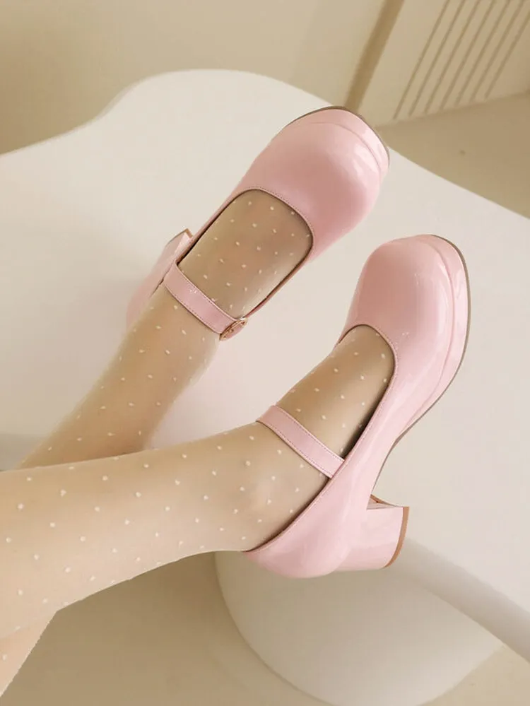 Dreamy Mary Jane Platform Shoes