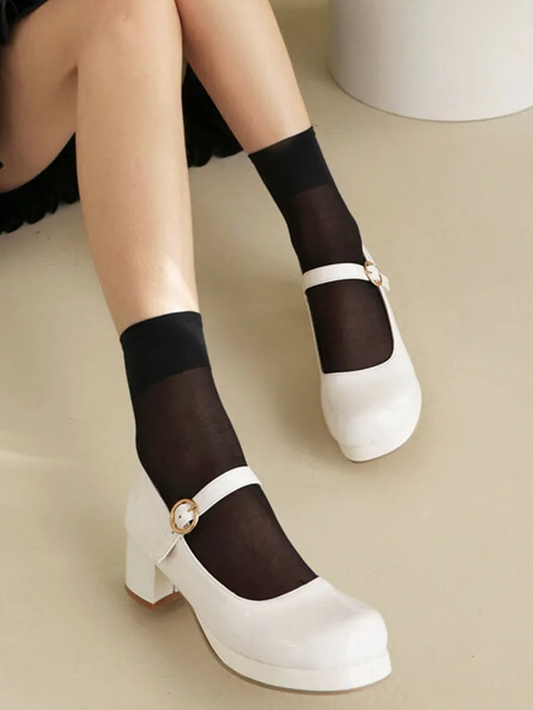 Dreamy Mary Jane Platform Shoes
