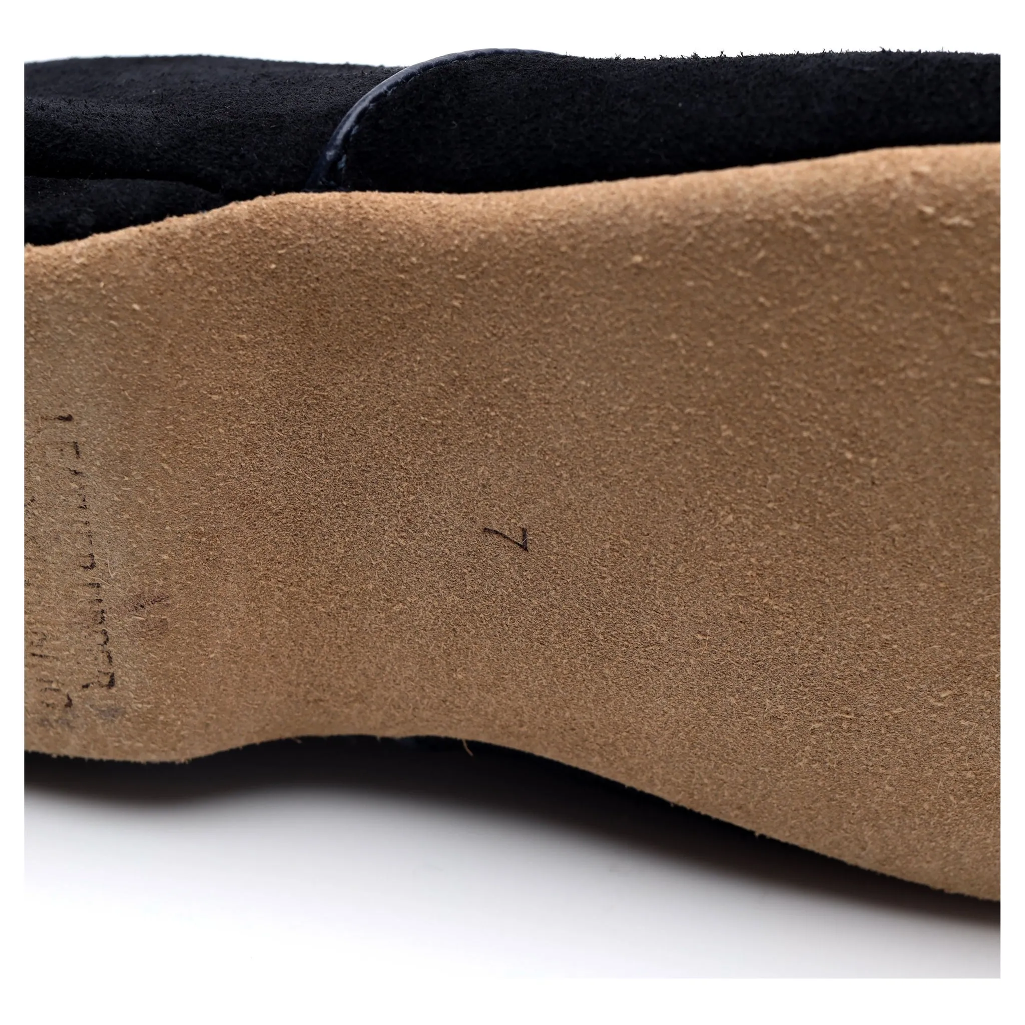'Earl' Black Suede Slippers UK 7