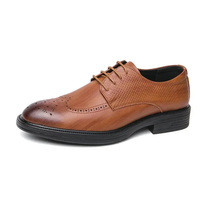 EliteFoot Herren British Business Freizeit Lederschuhe
