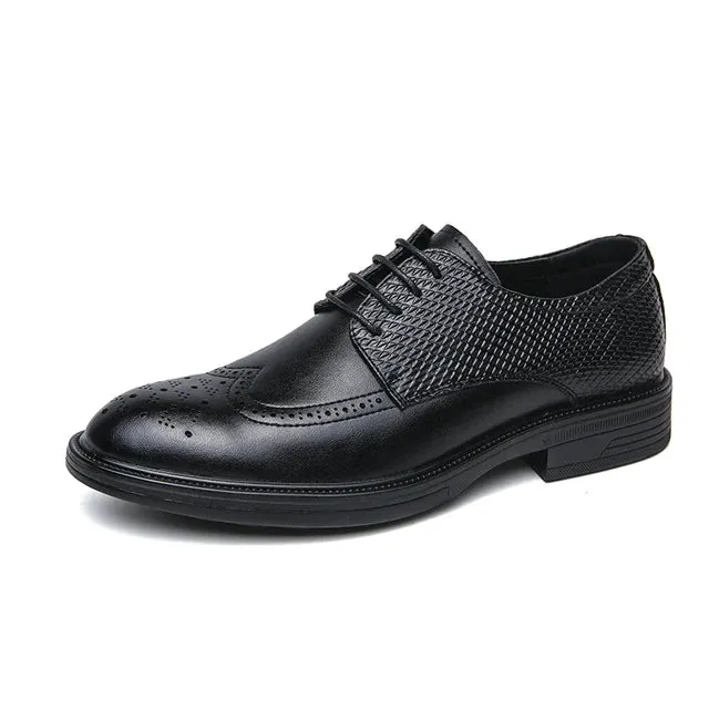 EliteFoot Herren British Business Freizeit Lederschuhe