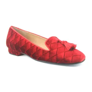 Eloise - Red Quilt Velvet
