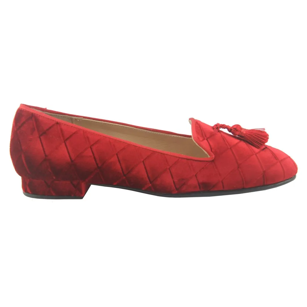 Eloise - Red Quilt Velvet