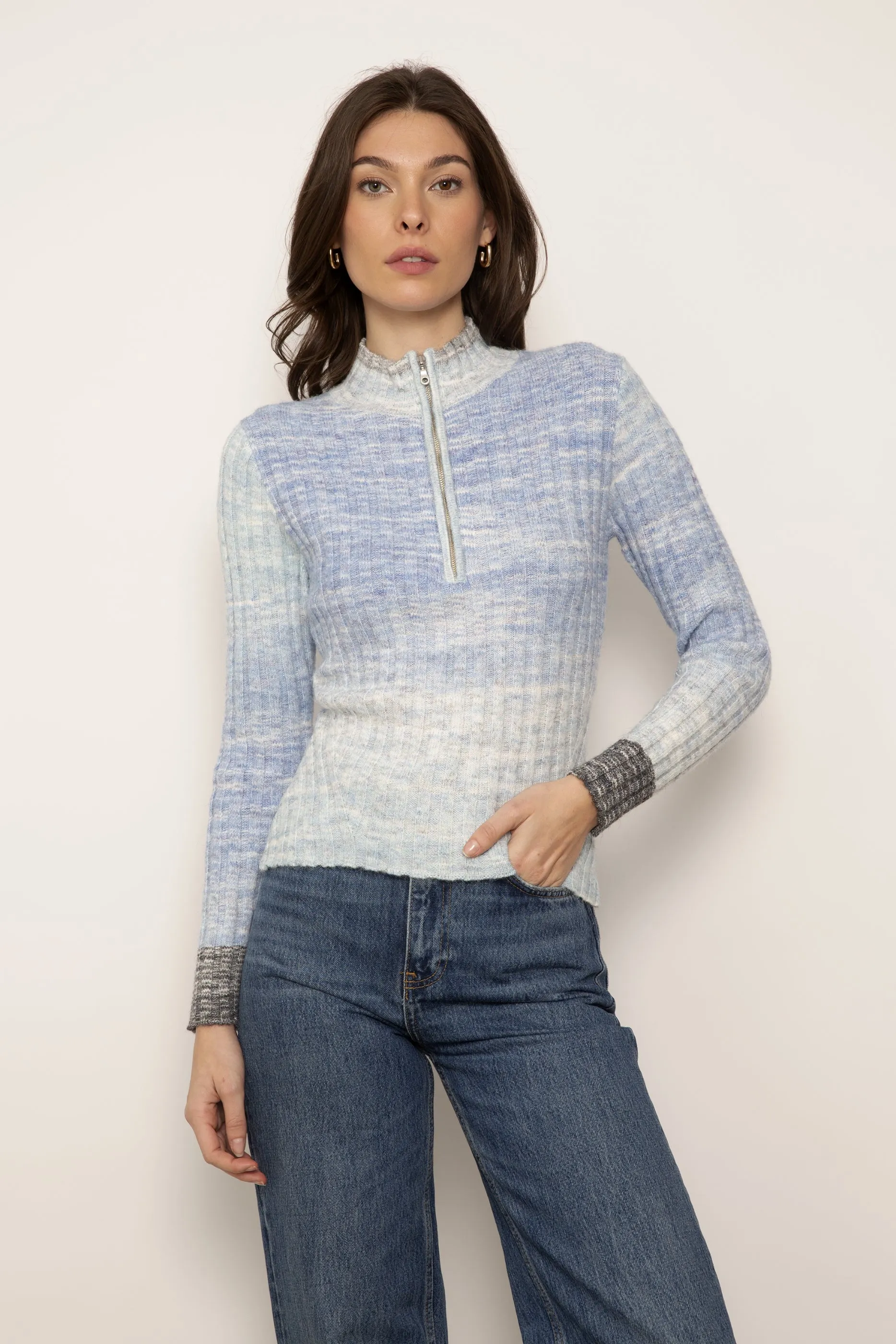 Esmerelda Lightweight Ombre 3/4 Zip