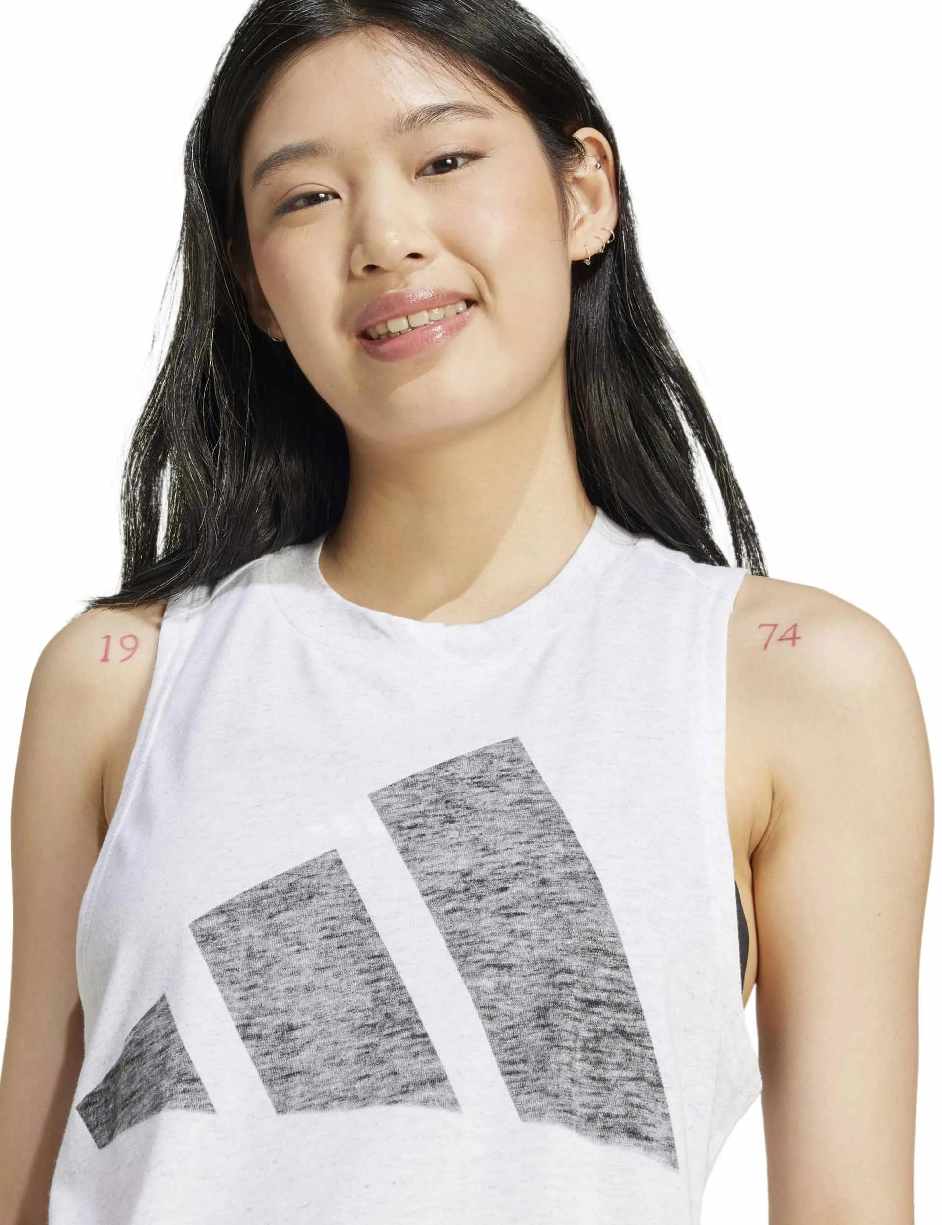 Essentials Winners Tank Top - White/Black