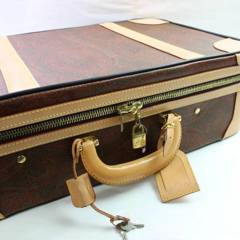 Etro Paisley Trunk Steamer Suitcase 866601