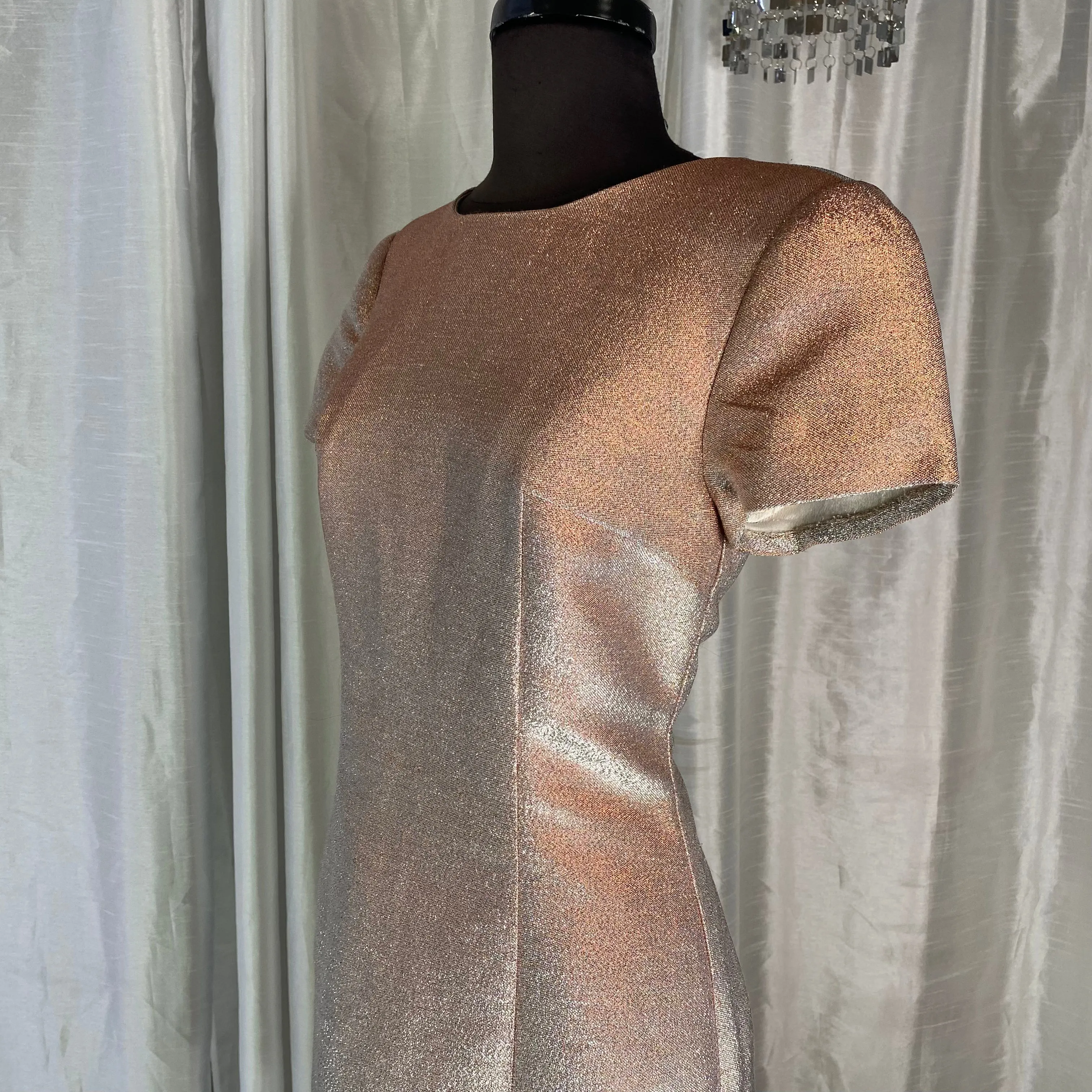 EXPRESS Short Cocktail Dress Rose Gold Size 8