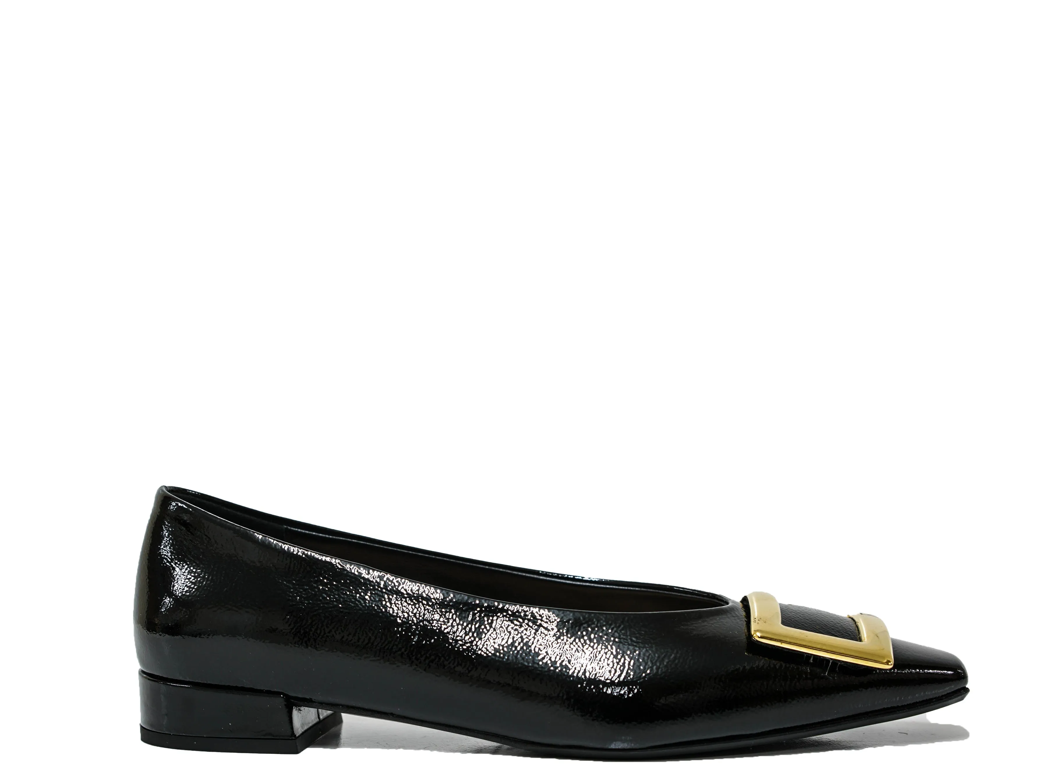 Fabio Rusconi Women’s Black Patent Leather Buckle Shoe 6515 30%off