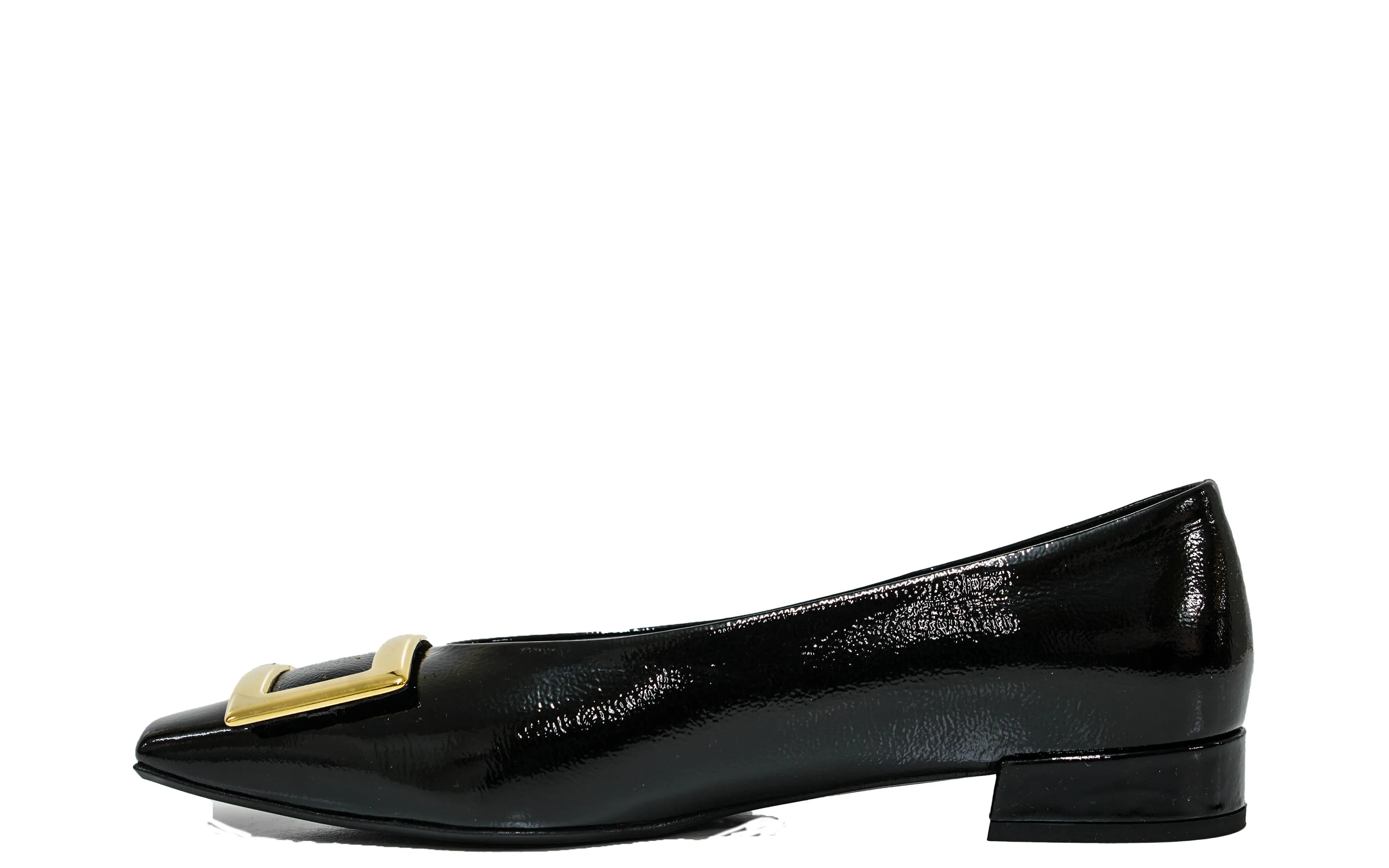 Fabio Rusconi Women’s Black Patent Leather Buckle Shoe 6515 30%off