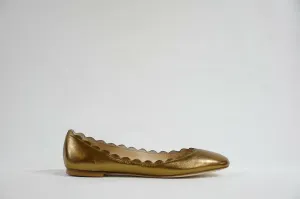Fabio Rusconi Women's Bronze Leather Ballerina S1795