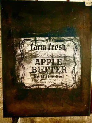 Farm Fresh Apple Butter Canvas