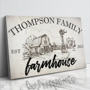 FARMOUSE PERSONALIZED CANVAS