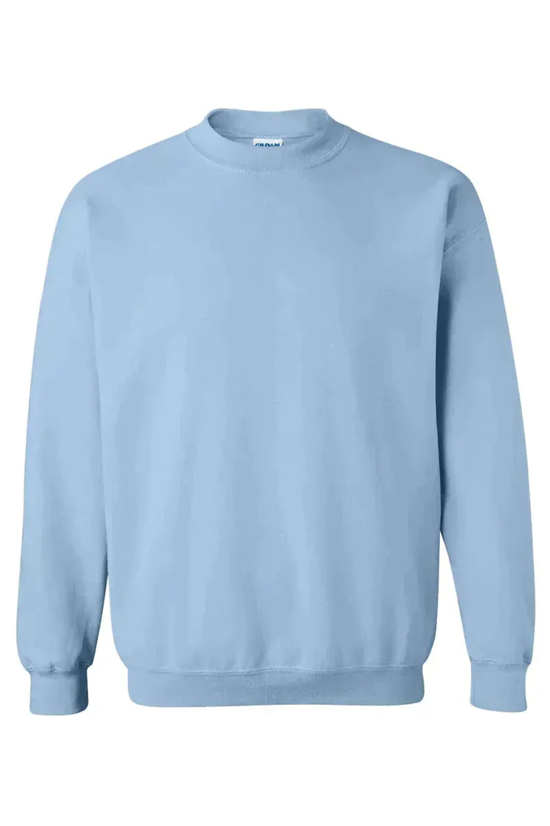 Faux Glitter Softball Heavy-weight Crew Sweatshirt