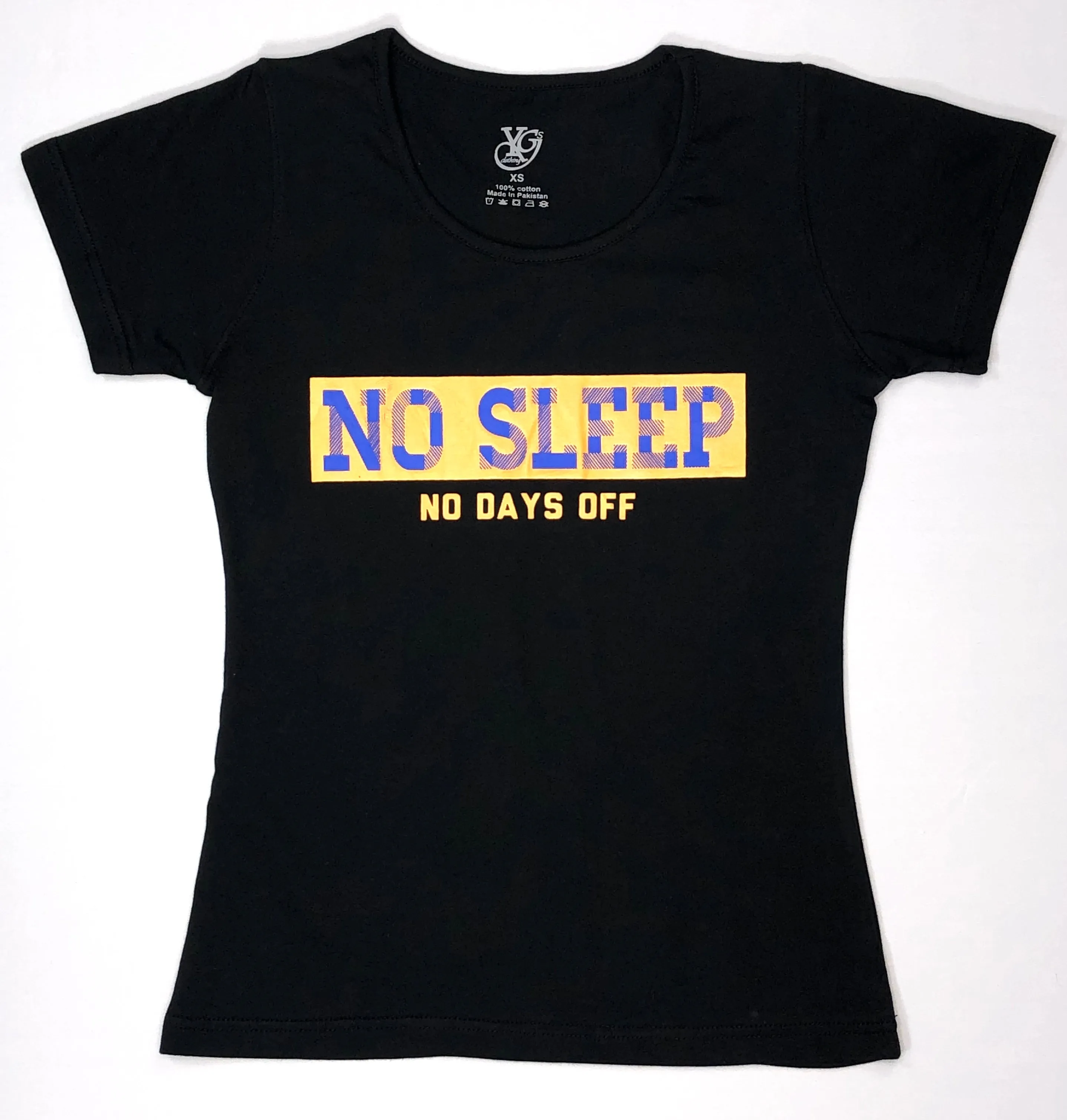 Female No Sleep No Days Off Short-Sleeve T-Shirt