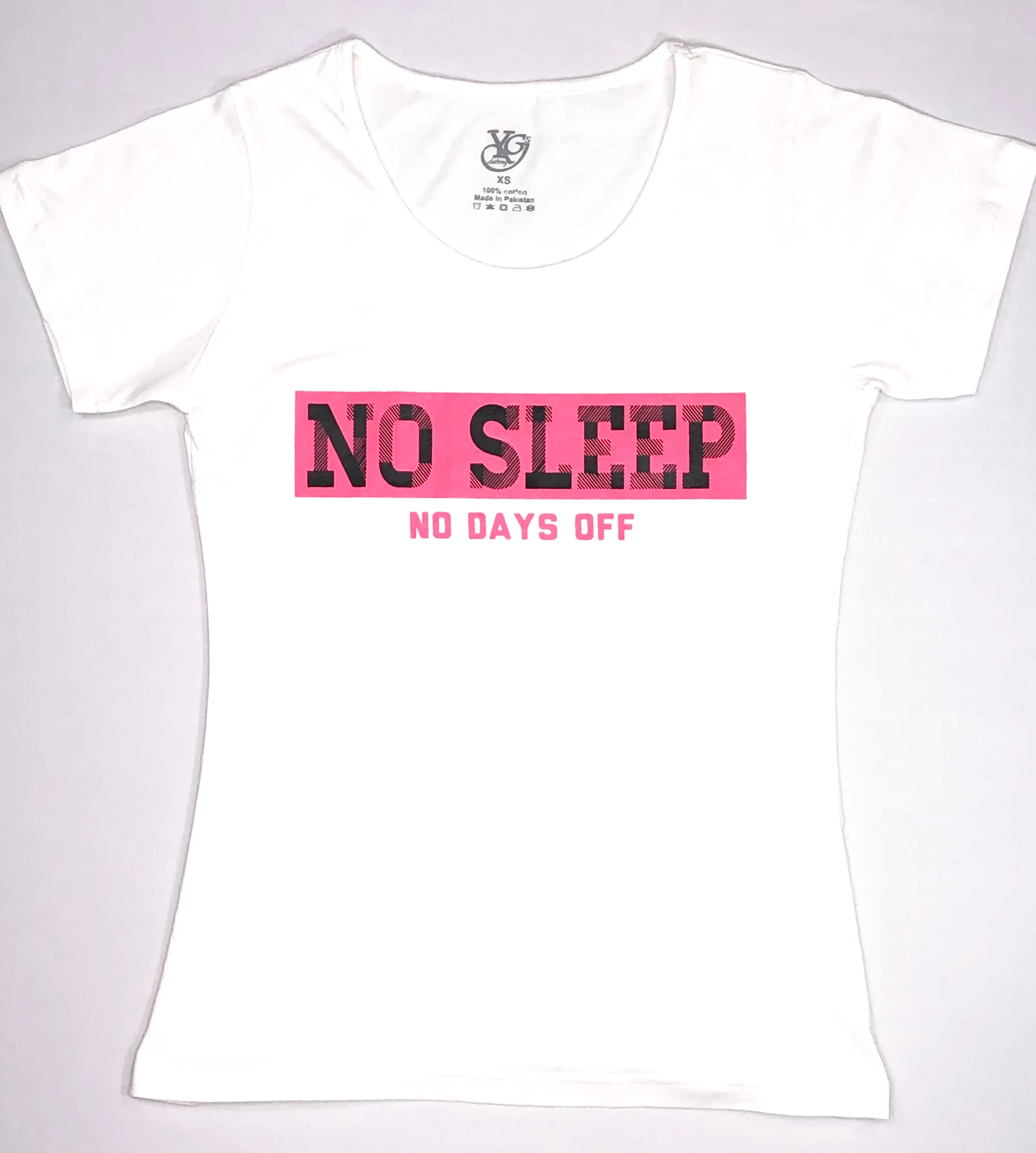 Female No Sleep No Days Off Short-Sleeve T-Shirt