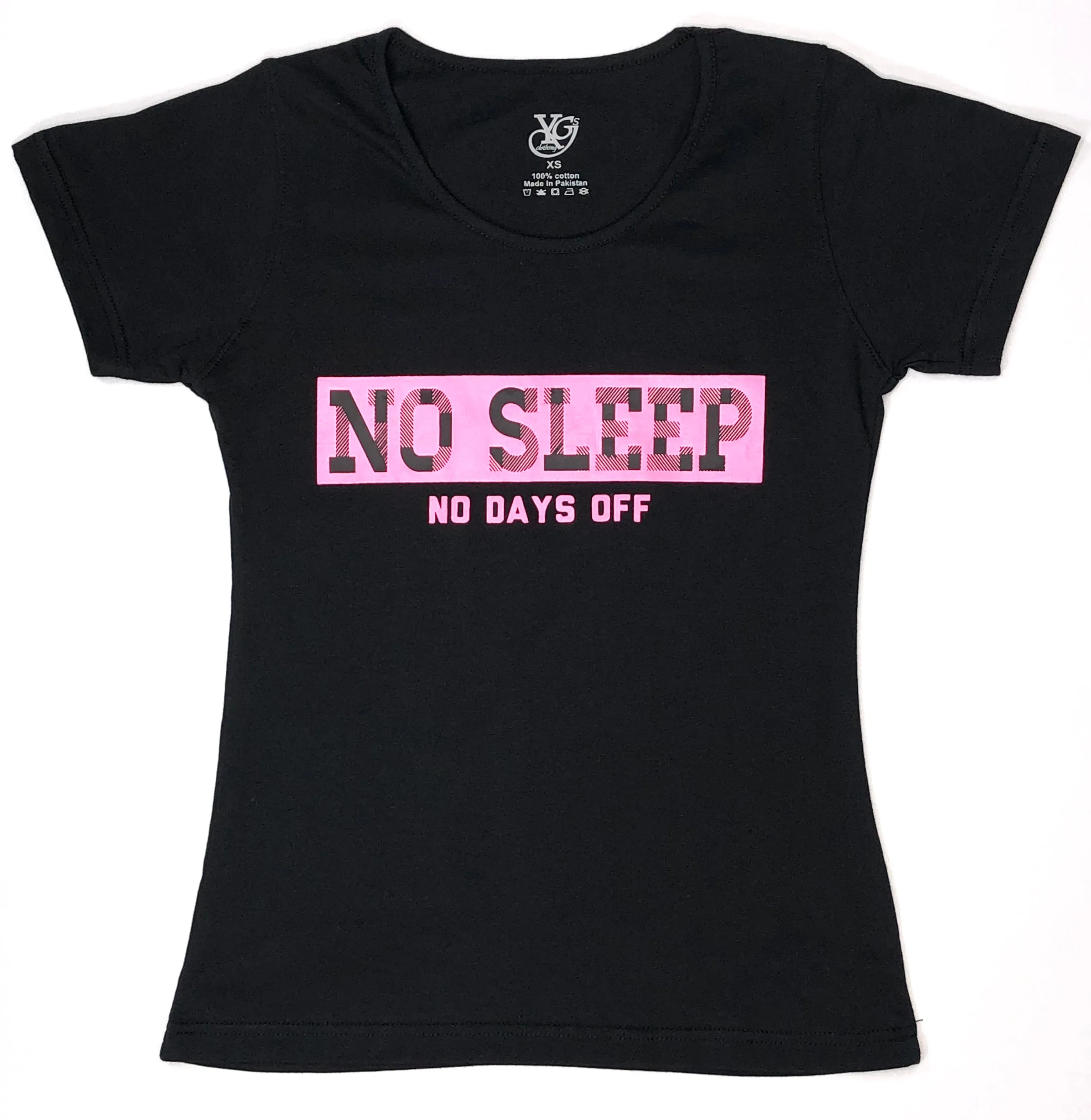 Female No Sleep No Days Off Short-Sleeve T-Shirt