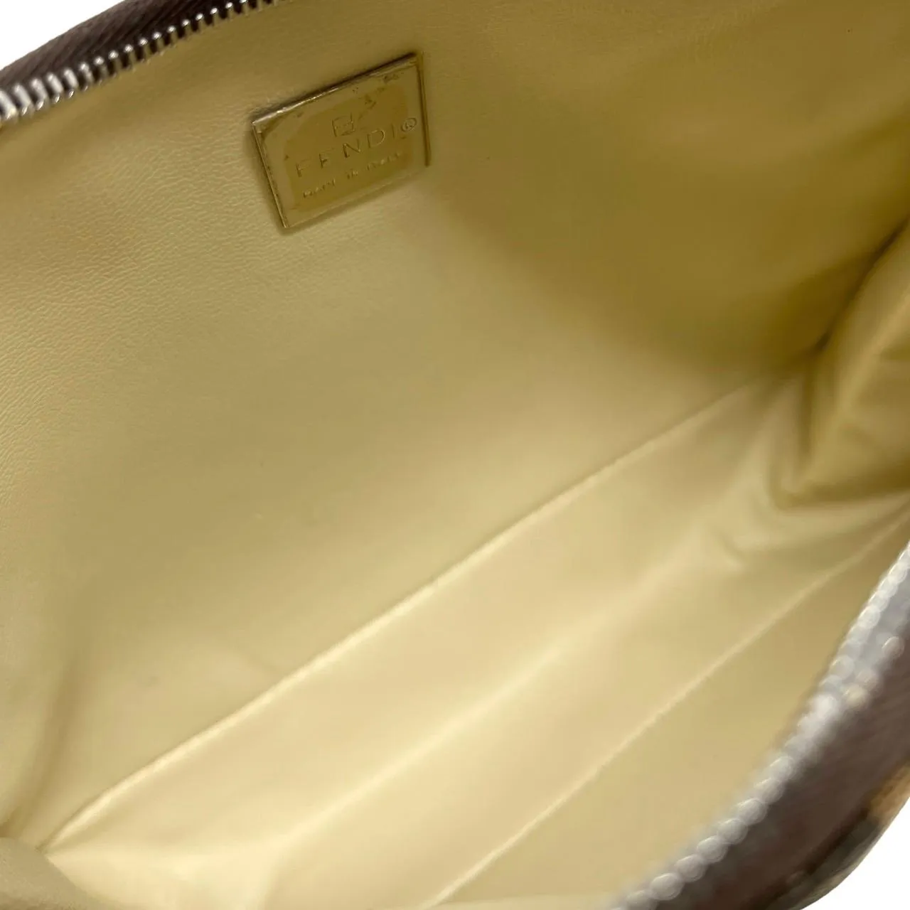 Fendi Brown Logo Mini Shoulder Bag