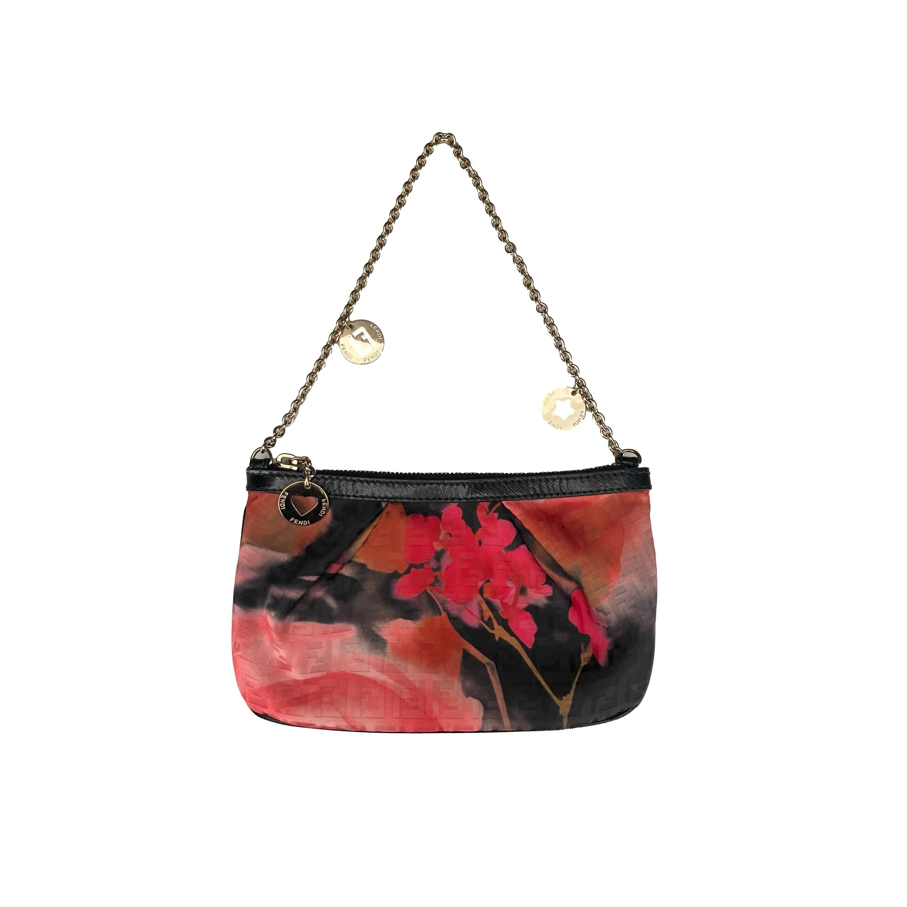 Fendi Multicolor Monogram Shoulder Bag