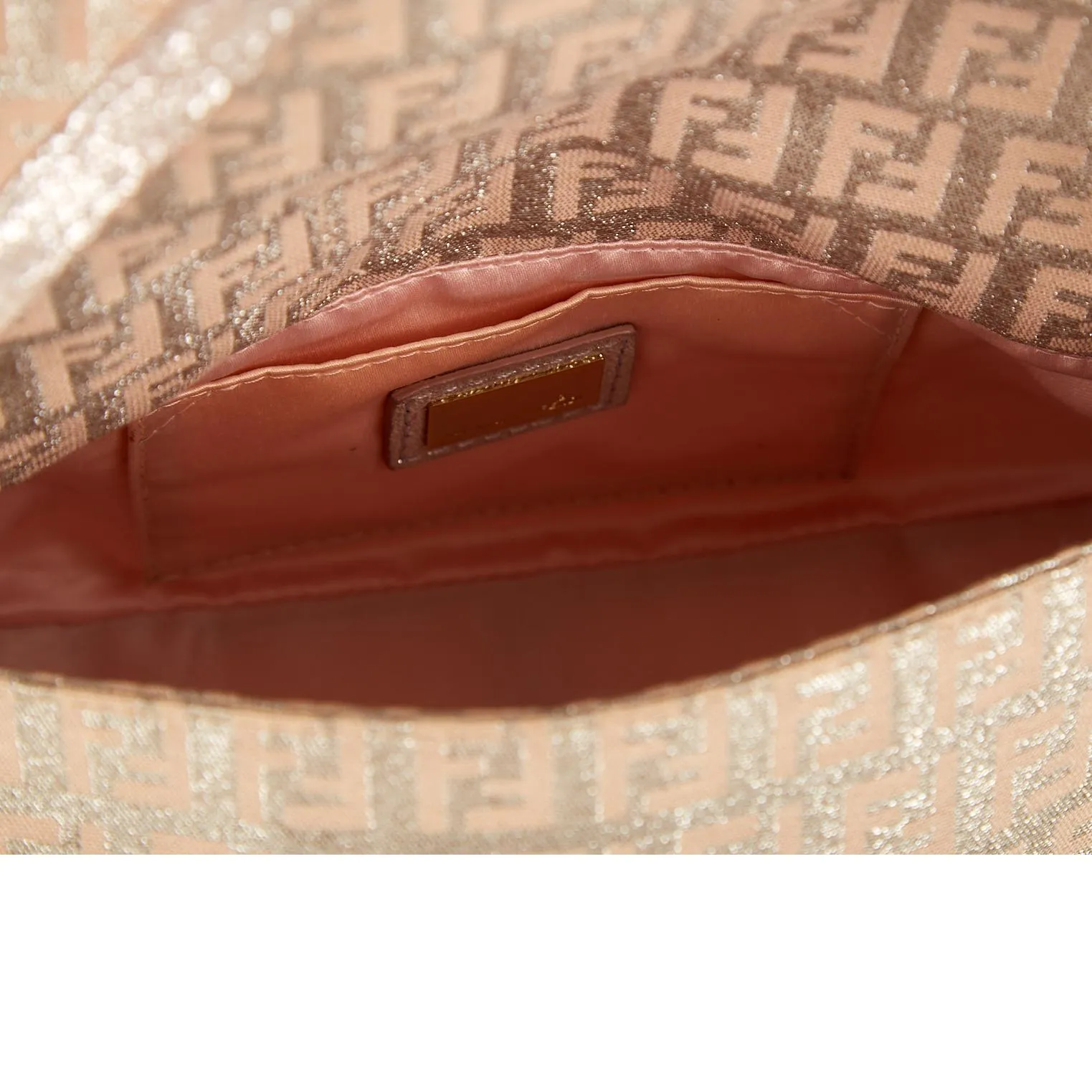 Fendi Pink Shimmer Baguette