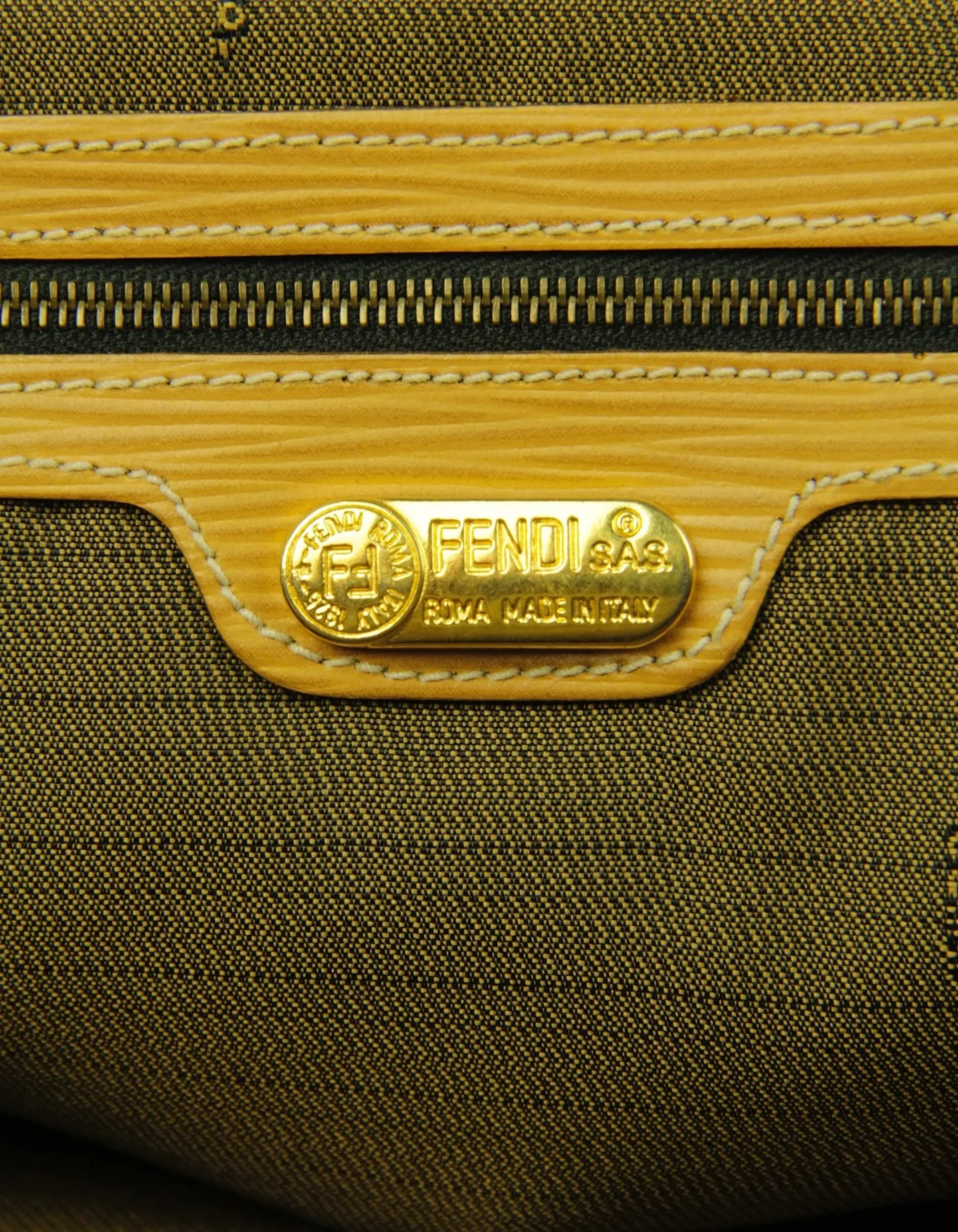 Fendi Vintage Zucca Duffle Bag