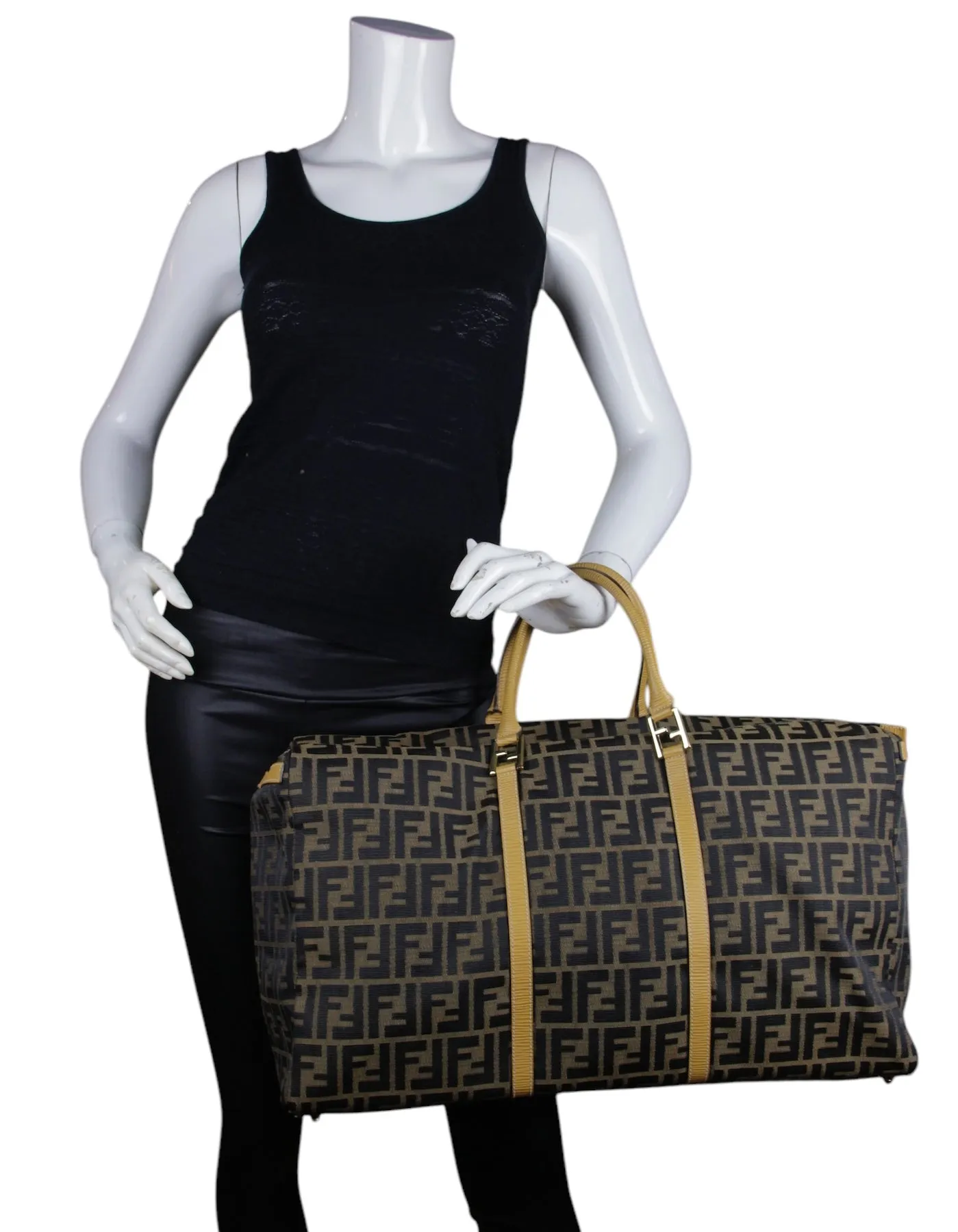 Fendi Vintage Zucca Duffle Bag