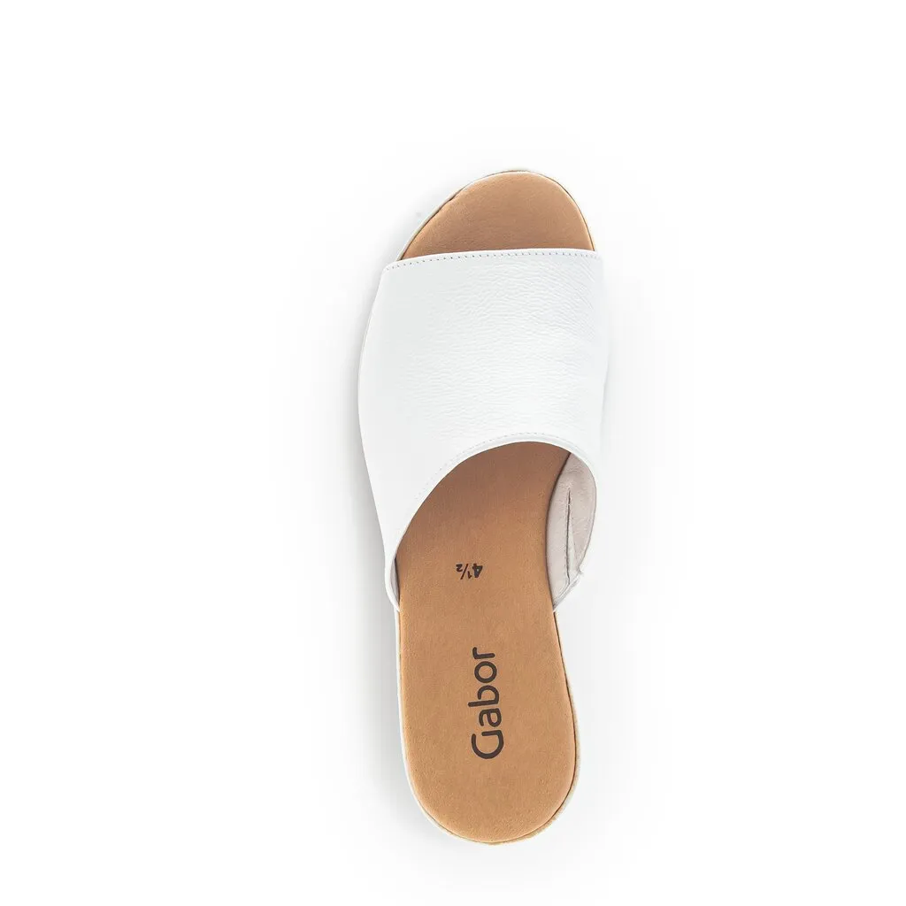 *FINAL SALE*24.650.21 - White Leather||*VENTE FINALE*24.650.21 - Cuir blanc
