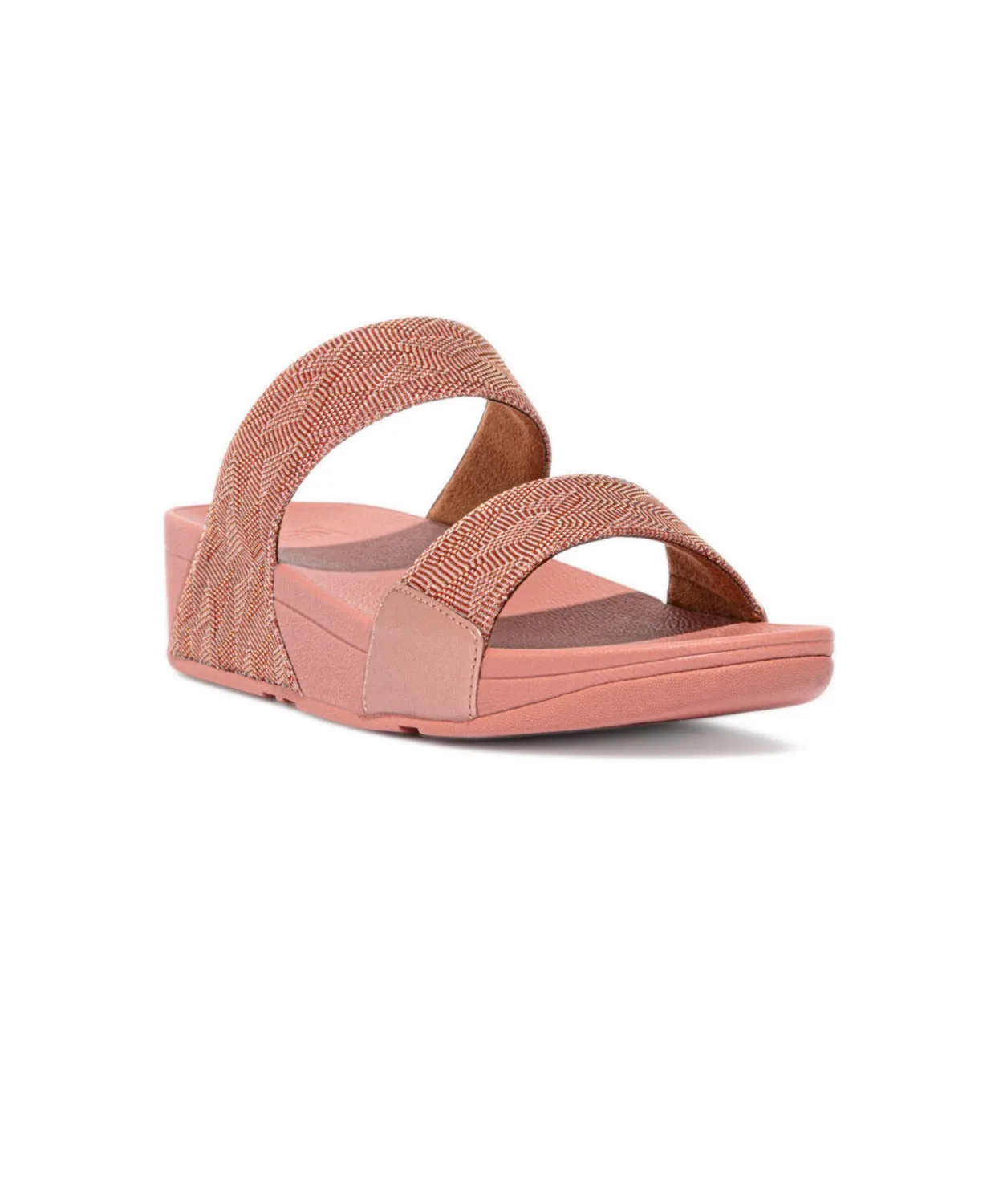 FitFlop Lulu Glitz Slides Pink