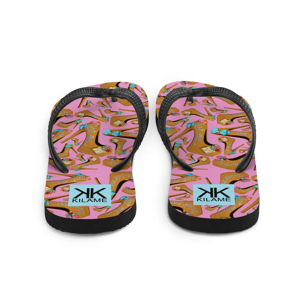 Flip-Flops 'Eat me drink me'