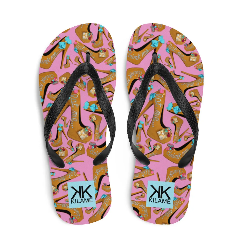 Flip-Flops 'Eat me drink me'