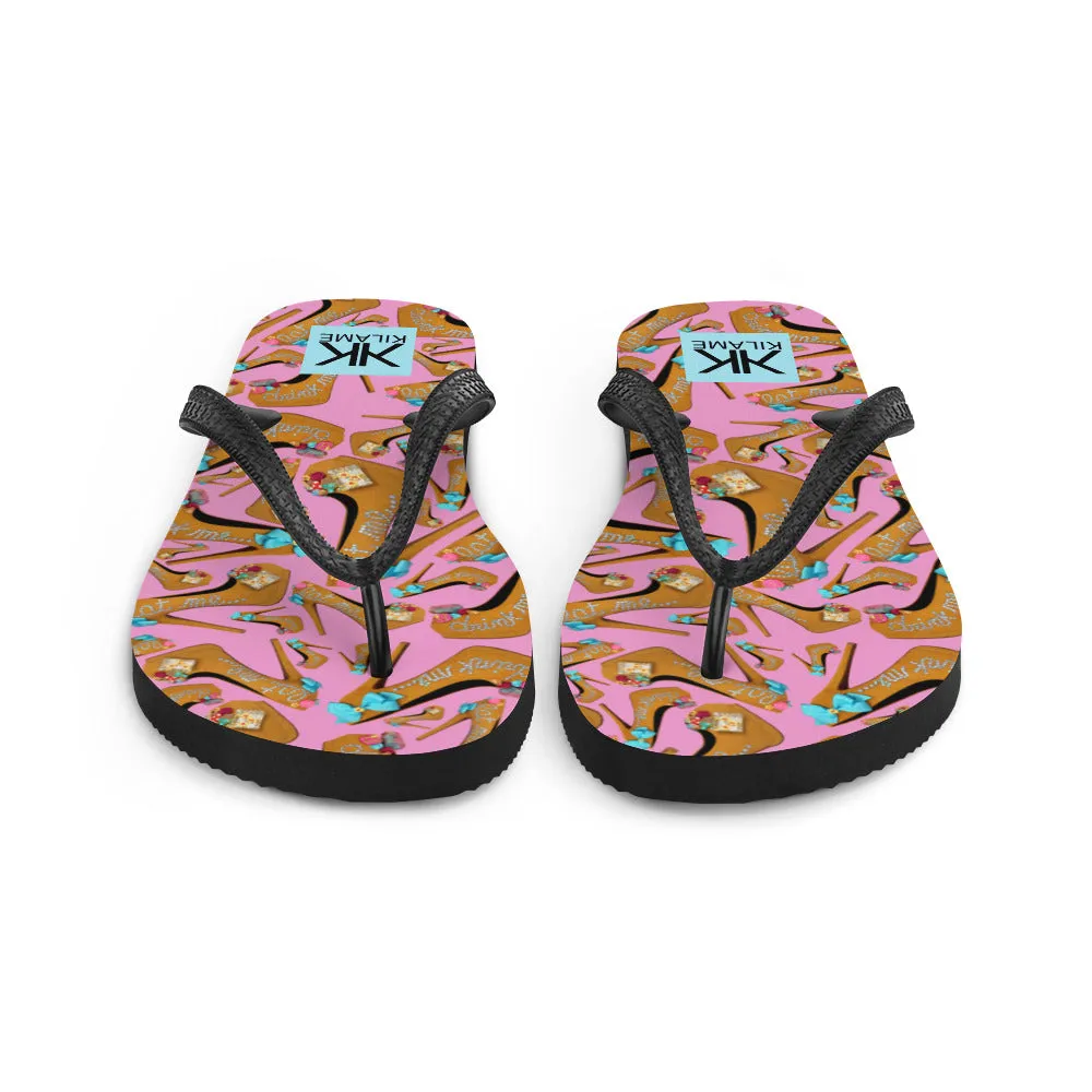 Flip-Flops 'Eat me drink me'