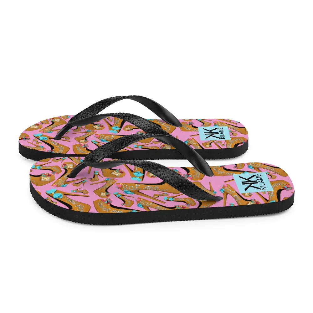 Flip-Flops 'Eat me drink me'