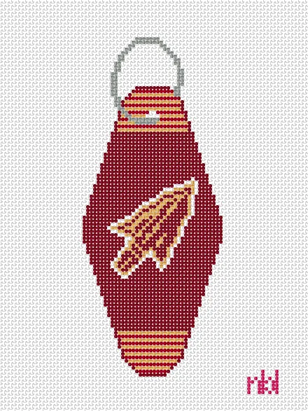 Florida State Vintage Hotel Key Canvas