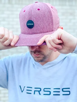 FORGIVEN Patch Hat - Maroon Heather