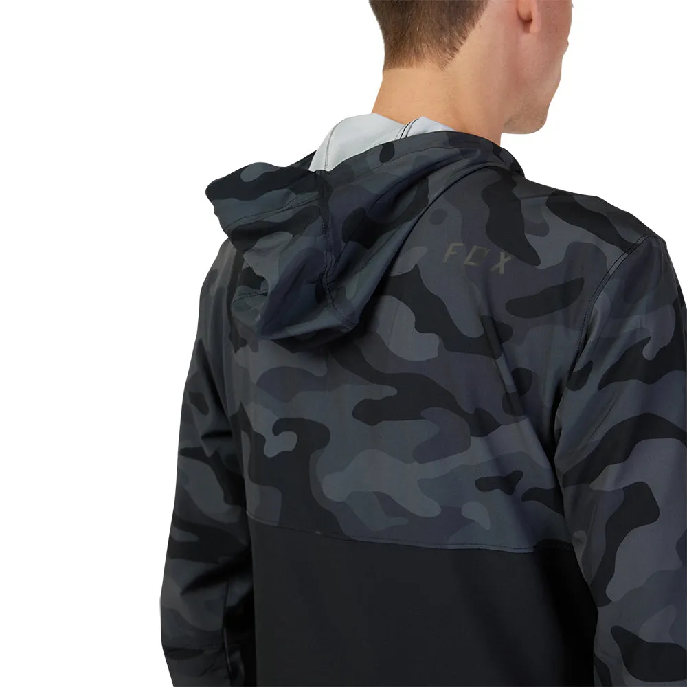 Fox Ranger Wind Pullover Jacket - Black/Camo